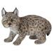Hi-Line Gifts 17.50 Standing Lynx Kitten Outdoor Garden Statue