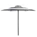 Donglin 7.5ft Outdoor Market Patio Umbrella w/ Push Button Tilt Striped Patio Umbrella