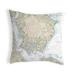 Betsy Drake KS12264SI 12 x 12 in. Slomons Island MD Nautical Map Non-Corded Indoor & Outdoor Pillow