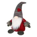 Swedish Christmas Santa Claus Tomte Standing Long Hat Gnome Plush Doll Handmade Home Decor Collectible Dolls Desktop Ornament