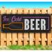 Ice Cold Beer 13 oz heavy duty vinyl banner sign with metal grommets new store advertising flag (many sizes available)