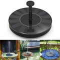 Solar Bird Bath Water Fountain Pump Free Standing 1.4W Floating Bird Bath Outdoor Fountain Pump for Garden and Patio Solar Panel Kit Water Pump