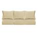 Outdoor Living and Style Set of 6 Sand Beige Sunbrella Indoor and Outdoor Deep Seating Sofa Cushion