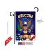 Breeze Decor 58064 Military Welcome Home 2-Sided Impression Garden Flag - 13 x 18.5 in.