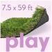 ALLGREEN Play 7.5 x 59 ft Artificial Grass for Pet Kids Playground and Parks Indoor/Outdoor Area Rug