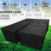 L-shaped /Rectangle Outdoor Garden Furniture Couch Waterproof Dust Cover