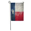 LADDKE Blue Star Texas Flag Red Austin Vintage Abstract Aged America Garden Flag Decorative Flag House Banner 28x40 inch