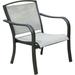 Hanover Foxhill All-Weather Commercial-Grade Aluminum Lounge Chair with Sunbrella Sling Fabric
