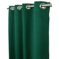 Sunbrella Canvas Forest Green Indoor/Outdoor Curtain Panel by Sweet Summer Living 50 x 120 with Stainless Steel Grommets