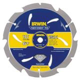Irwin 4935624 10 6T PCD Fiber Cement Circular Saw Blade