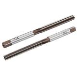 Uxcell 1/4 H8 Accuracy Alloy Tool Steel 6 Flutes Hand Reamer Milling Cutter 2 Pack