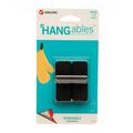 VELCRO Brand HANGables Removable Wall Hooks | Easy-to-Remove Wall Fasteners | Damage-Free Non-Permanent Hooks for Lightweight Items | Small Holds 1 lb. black 2 ct