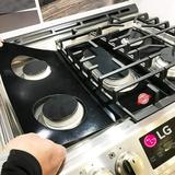 LG Stove Protector Liners - Stove Top Protector for LG Gas Ranges - Customized - Easy Cleaning Stove Liners for LG Model LRG4111ST