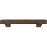 The Shenandoah 60 Shelf or Mantel Shelf Cherry Rustic Distressed Finish