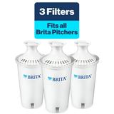 Brita Standard Water Filter Replacement Filters for Pitchers and Dispensers BPA Free 3 Count