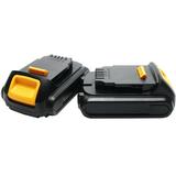 2-Pack Compatible DeWALT DCD740C1 Battery Replacement - For DeWALT 20V MAX* Power Tool Battery (1500mAh Lithium-Ion)