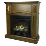 Pleasant Hearth 36 in. Natural Gas Compact Freestanding Heritage Vent Free Fireplace 20 000 BTU