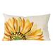 Liora Manne Visions III Sunflower Indoor/Outdoor Pillow Yellow 12"X20"