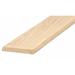 3 in. x 3/8 in. x 36 in. Natural Hardwood Flat-Profile Threshold for Doorways