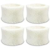 4 Packs Honeywell HAC-504 Compatible Humidifier Wick Replacement Filter Fits HCM-350 series HEV355 HCM-315T HCM-300T HEV312 HCM-710