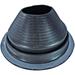 EAGLE 1 EPDM Flexible Roofing Pipe Flashing Boots - On Site Adjustable Roof Pipe Jack Boot (Standard or High Temp) (Standard - Black Round 7)