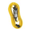 Leviton Commercial, Light Industrial, Residential Thermoplastic GFCI Plug 5-15R 14/3 AWG 2 Pole 3 Wire