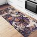 World Rug Gallery Modern Bright Flowers Anti Fatigue Standing Mat