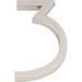 Atlas Homewares Modern Avalon 6 Inch Tall Address House Number '3'