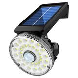 Adjustable Motion Sensor 32 LEDs Solar Security Flood Lights For Street Yard Door Garage