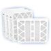 Air Filter Furnace Purolator Key Pleat Extended Surface Pleated Air Filter Mechanical MERV 8 Nominal Size 20â€�H x 20â€�W x 4â€�D Actual Size 19-1/2 Height x 19-1/2 Width x 3-3/4 Depth (Pack of 4)