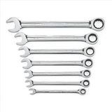 GearWrench 9317 7-Piece Ratcheting Combination SAE Wrench Set 12-Point