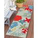 Liora Manne Ravella Ocean Scene Indoor/Outdoor Rug Aqua 5' x 7'6"