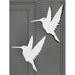 DCentral Two Hummingbirds Flexible Screen Magnet: Double-Sided. Bright White-Easier to See Day & Night. Decorative. Helps to Stop Walking into Screens Covers Tears in Screen Size W 4.4 x L 4.5 ea
