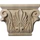 Ekena Millwork 11 W x 6 3/4 BW x 3 7/8 D x 8 7/8 H Large Chesterfield Capital (Fits Pilasters up to 6 1/4 W x 2 D) Maple