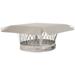 HY-C LC4 Round Clamp-on Single-Flue Liner Stainless Steel Chimney Cap (4 )