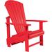 C.R. Plastic Products Generations Upright Adirondack Chair