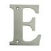 Deltana 4" Solid Brass Traditional Block House Letter - E