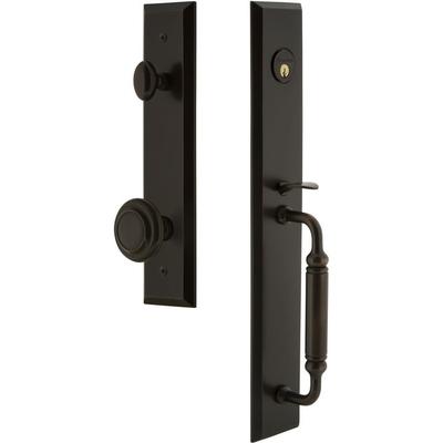Grandeur Fifth Avenue Solid Brass Rose Keyed Entry Single Cylinder 
