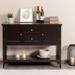 Costway Sideboard Buffet Table Wooden Console Table w/ Drawers &