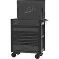 ATD Tools ATD-70436 35 in. 6-Drawer Deluxe Service Cart Black Matte Powder Coat