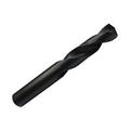 6 Pcs B Hss Black Oxide Heavy Duty Split Point Stub Drill Bit Qualtech Dwdstb Flute Length: 1-3/8 ; Overall Length: 2-1/2 ; Shank Type: Round; Number Of Flutes: 2 Cutting Direction: Right Hand