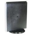 Azar Displays 700500-BLK Black Revolving 16 W x 20.25 H Pegboard Counter Display