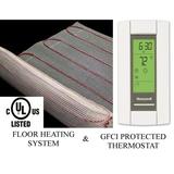 150 Sqft Warming Systems 120 V Electric Tile Radiant Floor Heating Mat with GFCI Protected Programmable Thermostat