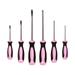 Pink Power Screwdriver Sets - Magnetic Screwdriver Set - Tool Sets for Women - Insulated Screwdriver Set - 6 Piece Phillips Head and Flat Head Tool Sets for Women