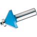 1 Chamfer Angle Bevel 45 Degree Carbide Tipped Router Bit with 1/2 Shank