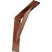 Ekena Millwork 2 W x 10 D x 10 H Traditional Steel Bracket Hammered Copper