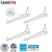 Leonlite 4ft Linkable LED Motion Sensor Shop Lights 40W(120W Equiv.) 4100lm 5000K Daylight Pack of 4