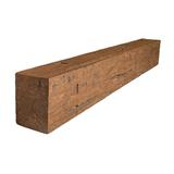 Architectural Products by Outwater 48 Inch Wide X 6 Inch Tall X 8 Inch Deep Hand Hewn Pecan Colored Mantel