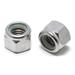 Bolt Dropper 1/2 -13 Stainless Steel Lock Nuts - 25 Pack Corrosion Resistant Commercial Grade Hex Nuts with Nylon Insert