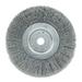 Narrow Face Crimped Wire Wheel 6 in D x 3/4 in W .006 in Steel Wire 6 000 rpm